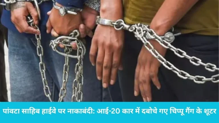 Chippu Gang Yamunanagar: यमुनानगर में ‘चिप्पू गैंग’ के 3 शूटर अरेस्ट: 3 लाख में लेते थे टांग तोड़ने की सुपारी, हाईवे से पिस्टल-कट्टे के साथ दबोचे
