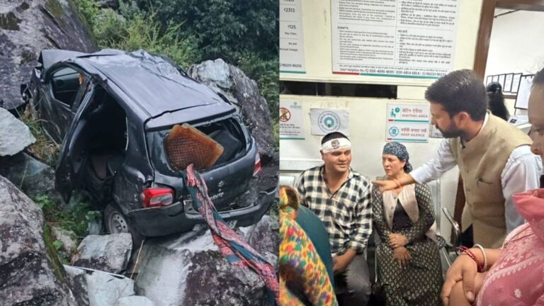 Shimla Road Accident: शिमला में 250 फुट गहरी खाई में गिरी कार, चालक की मौत, चार घायल