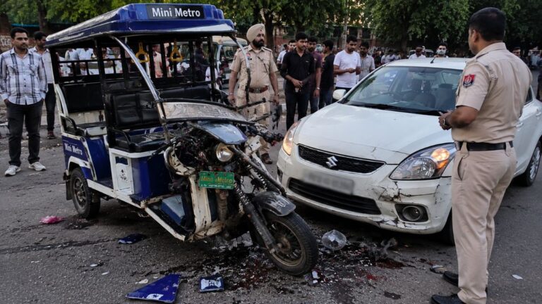 Chandigarh Sector 44 Accident: चंडीगढ़ में कांस्टेबल की कार से ई-रिक्शा क्षतिग्रस्त, चालक घायल, समझौते के बाद मामला शांत