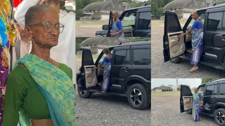 Dadi Viral: राजकोट की 72 वर्षीय मंजूबेन की ‘रॉयल एंट्री’, काली कार से उतरीं तो दुनिया बोली- स्वैग हो तो ऐसा!