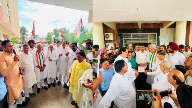 Kurukshetra News: कुरुक्षेत्र में गरजी कांग्रेस, DC के जरिए राष्ट्रपति को भेजा ज्ञापन; शिक्षा मंत्री के इस्तीफे और छात्रों पर दर्ज FIR रद्द करने की मांग