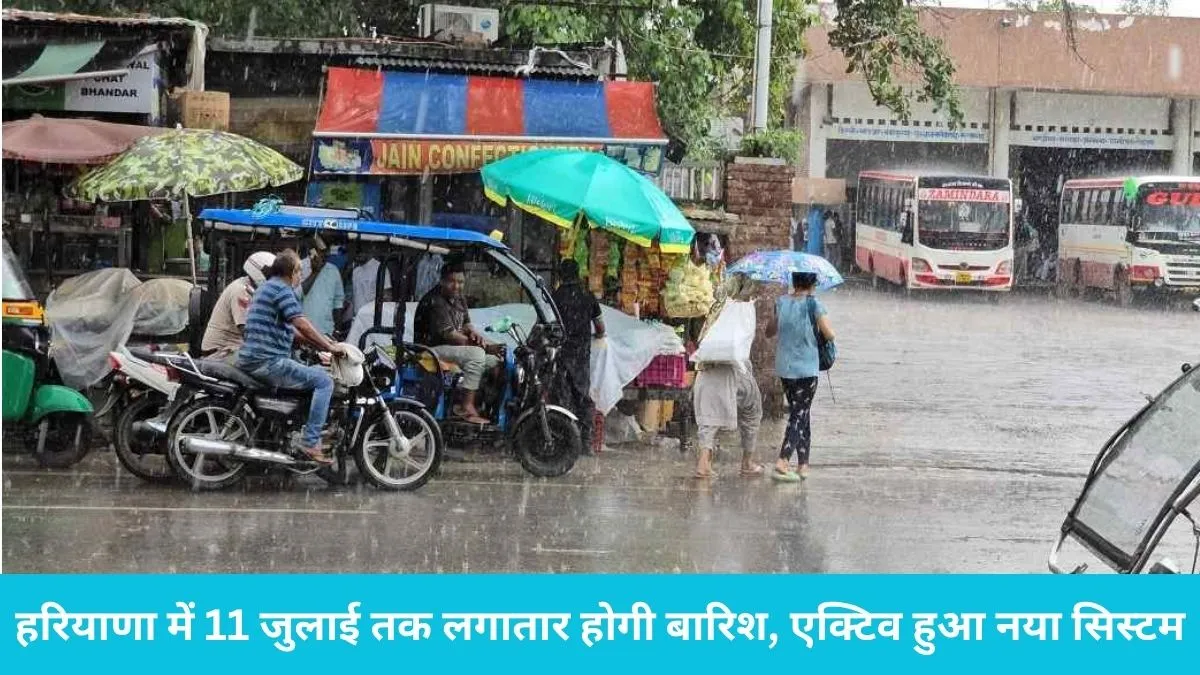 Haryana Monsoon: अंबाला, रेवाड़ी समेत 7 जिलों में भारी बारिश का अलर्ट, जानें आपके शहर का हाल