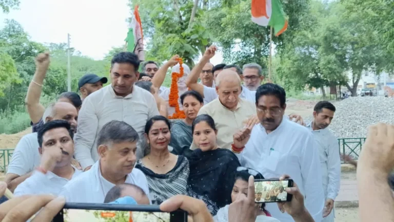 Kurukshetra News: कुरुक्षेत्र में कांग्रेस का बड़ा शक्ति प्रदर्शन, छात्रों के समर्थन में निकाला विजय जुलूस, सड़कों पर उतरे दिग्गज