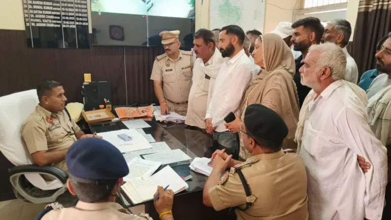 Kurukshetra News: शाहबाद थाने में एसपी चंद्र मोहन का जनता दरबार, 20 शिकायतों का मौके पर निपटारा