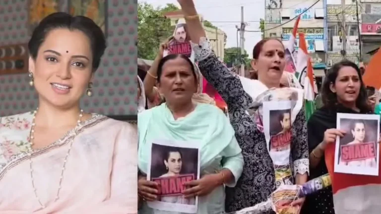 Sonipat News: कंगना रनौत के ‘गटर जेनरेशन’ वाले बयान पर बवाल, महिला कांग्रेस ने फूंका पुतला