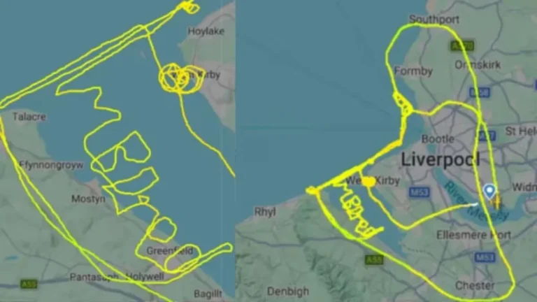 Viral Tracking Map: ब्रिटिश पायलट ने हवा में विमान उड़ाकर लिख दिया ‘I’M BORED’, कंपनी भी रह गई दंग