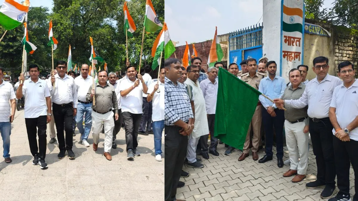 Yamunanagar News: छछरौली की सड़कों पर लहराया 80 फीट लंबा तिरंगा, ‘हर घर तिरंगा’ यात्रा में उमड़ा जनसैलाब