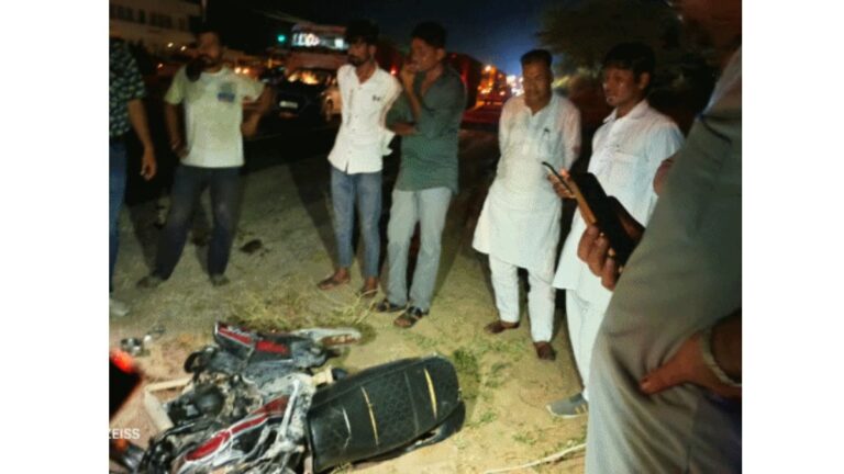 बीकानेर में तीन चचेरे भाई सड़क हादसे का शिकार: अज्ञात वाहन ने मारी टक्कर, तीनों की मौके पर मौत