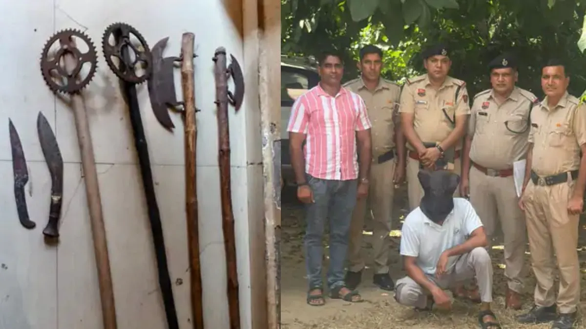 Hisar News: हिसार के मंदिर में चादर के अंदर मिले 6 तेजधार हथियार, प्रवीन उर्फ घोलू गिरफ्तार