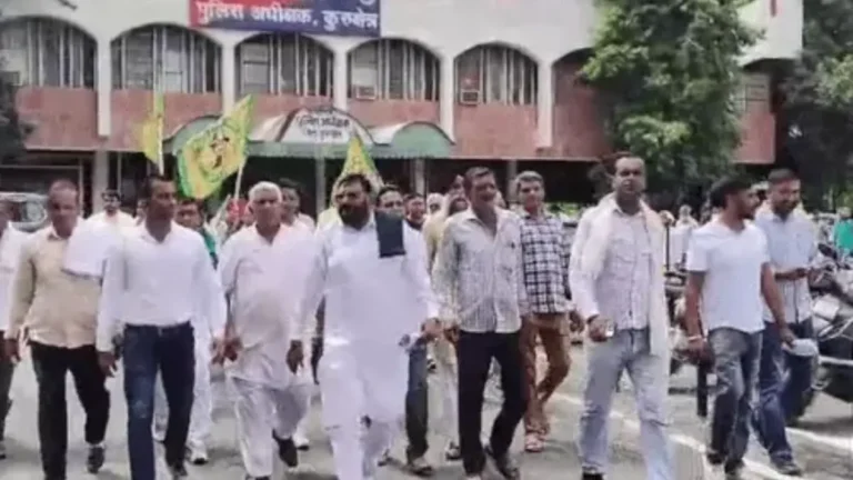 Kurukshetra News: कुरुक्षेत्र में बगावत के सुर, बीकेयू शहीद भगत सिंह का अल्टीमेटम- ‘नहीं हुई खरीद तो DC दफ्तर पर गिराएंगे धान’