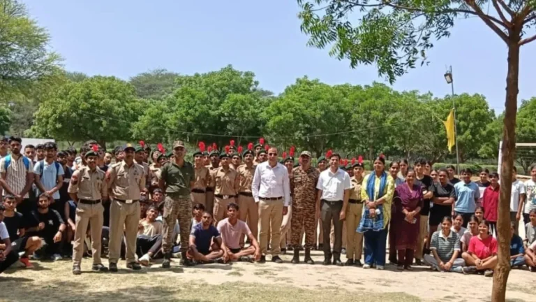 Mahendragarh : हरियाणा केंद्रीय विश्वविद्यालय में एनसीसी कैडेट चयन प्रक्रिया संपन्न, 27 सीटों के लिए युवाओं ने दिखाया उत्साह