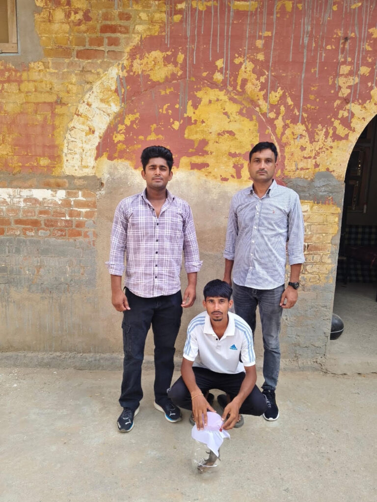 Narnaul: अवैध हथियार के साथ युवक गिरफ्तार, देशी कट्टा बरामद