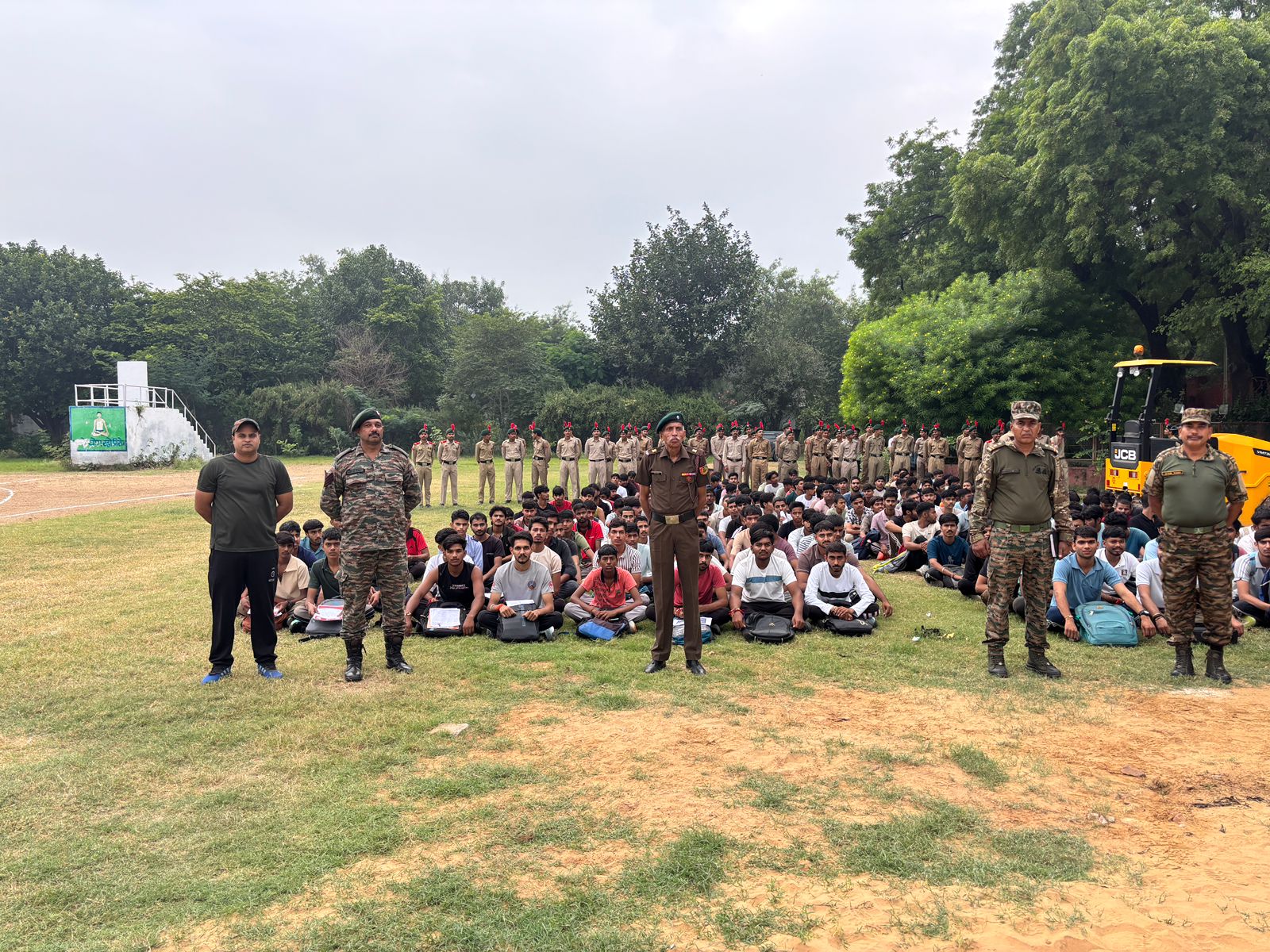 Narnaul: एनसीसी के नए सत्र के कैडेट्स का किया नामांकन