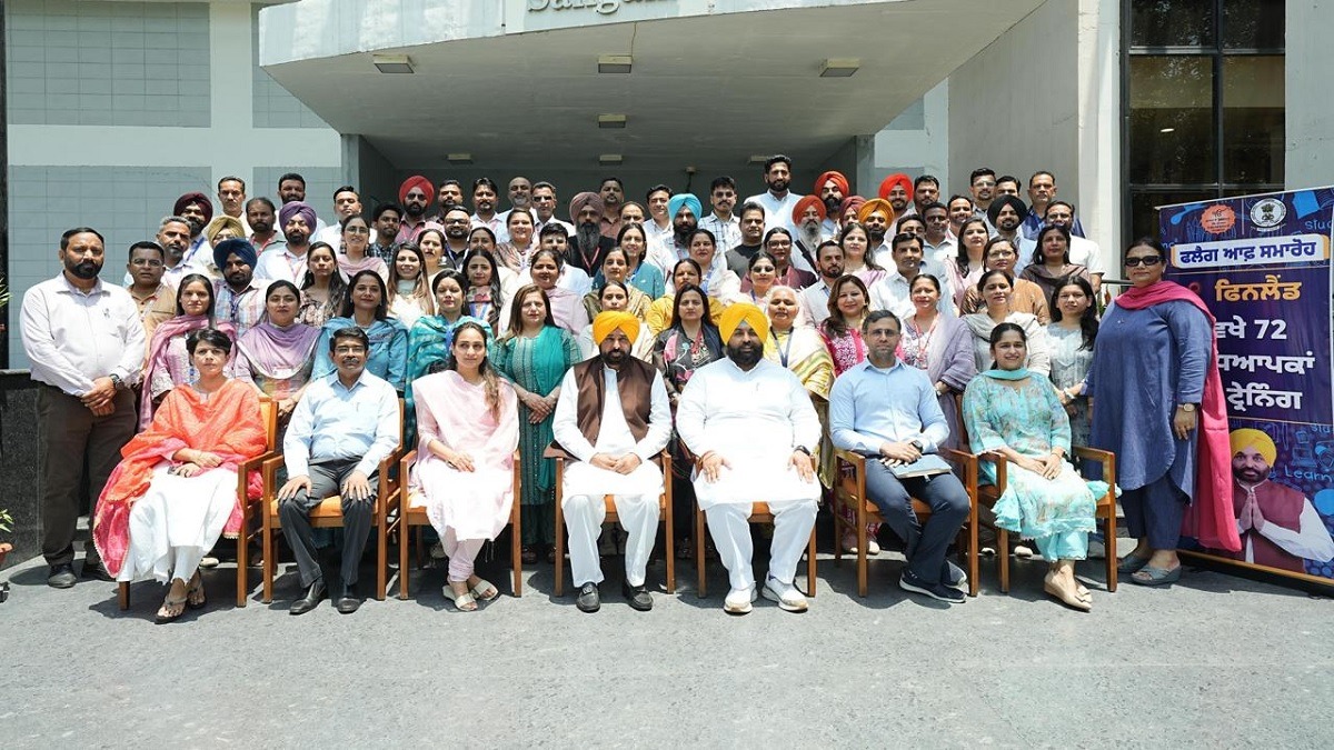 Punjab News : CM Bhagwant Mann बोले - प्रदेश के सरकारी स्कूलों में बदली पढ़ाई की तस्वीर, विदेशों से ट्रेनिंग लेकर लौट रहे शिक्षक