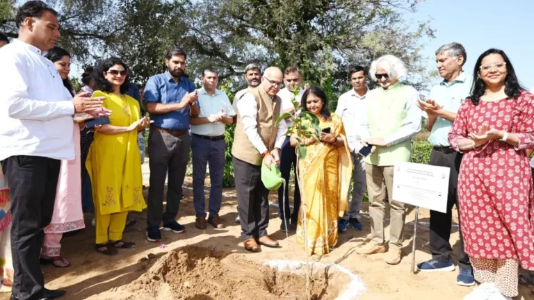 Mahendragarh : हरियाणा केंद्रीय विश्वविद्यालय (हकेवि) में राष्ट्रीय पोषण माह-2026 के तहत ‘पोषण वाटिका’ का शुभारंभ