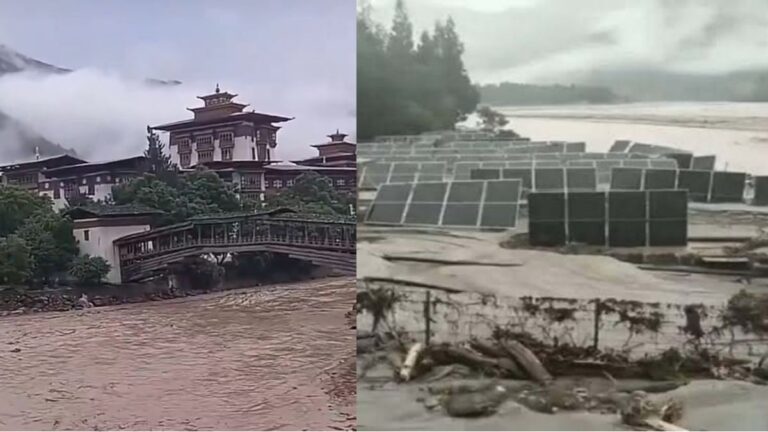 भूटान में ग्लेशियर झील फटने से बाढ़, गासा का मशहूर हॉट स्प्रिंग बहा; बंगाल-असम में अलर्ट