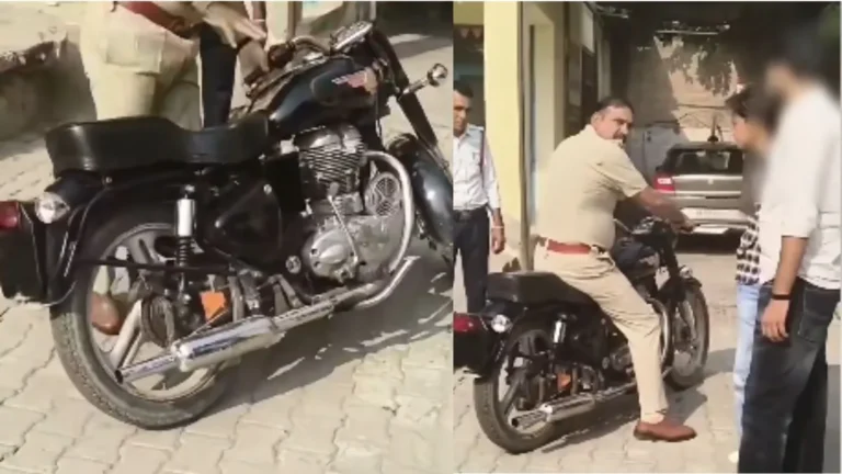Kaithal News: कैथल में बुलेट से पटाखे बजाना पड़ा भारी, पुलिस ने पीछा कर पकड़ा, 42 हजार का चालान ठोक बाइक की सीज
