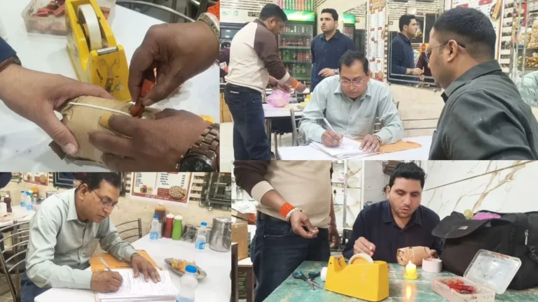 Yamunanagar news: त्योहारों पर मिलावटखोरों पर छछरौली प्रशासन का कड़ा प्रहार, बाजार में दुकानों पर छापेमारी, मिठाई के सैंपल लेकर लैब भेजे