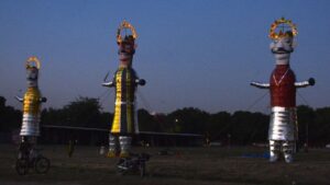 चंडीगढ़ दशहरा आज: सेक्टर-46 में 106 फीट का रावण, शाम 5 से 7 बजे तक ट्रैफिक डायवर्ट
