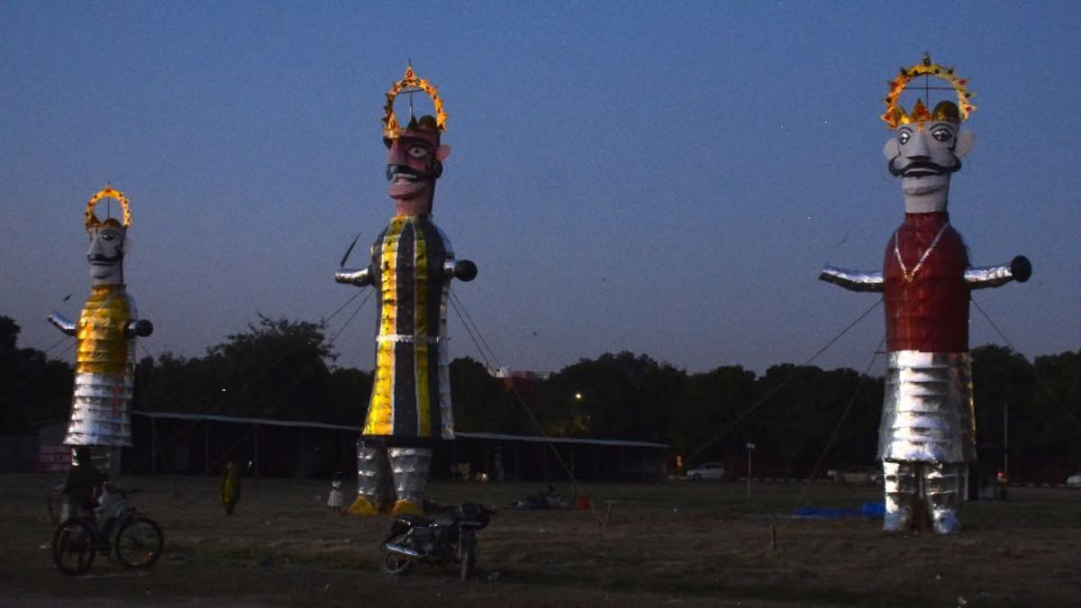 Chandigarh Dussehra चंडीगढ़ दशहरा आज: सेक्टर-46 में 106 फीट का रावण, शाम 5 से 7 बजे तक ट्रैफिक डायवर्ट