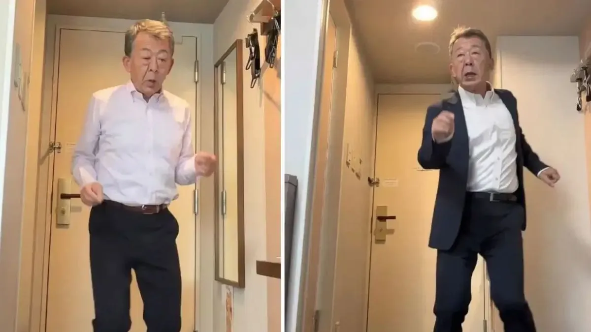 Dancing Uncle Viral Video: जापान के 60 साल के ‘डांसिंग अंकल’ तोरू उत्सुमी बने इंटरनेट सनसनी, सूट-बूट में जीत रहे दिल