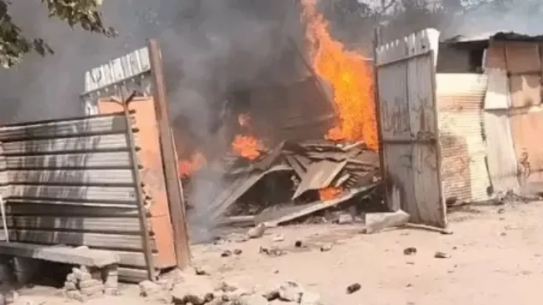 Faridabad News: फरीदाबाद के सेक्टर-10 में स्क्रैप गोदाम में लगी भयंकर आग, मजदूरों ने भागकर बचाई जान