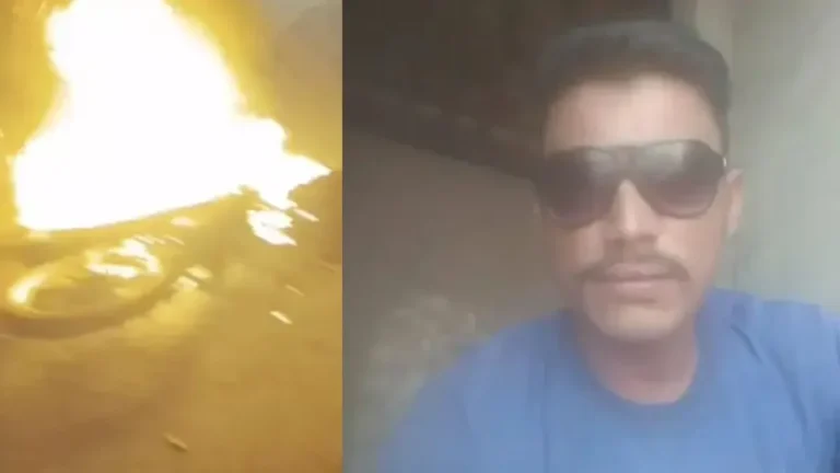 Kaithal News: कैथल में करवा चौथ पर दर्दनाक हादसा, ट्रैक्टर की टक्कर से बाइक में लगी आग, तीन बच्चों के पिता की मौत