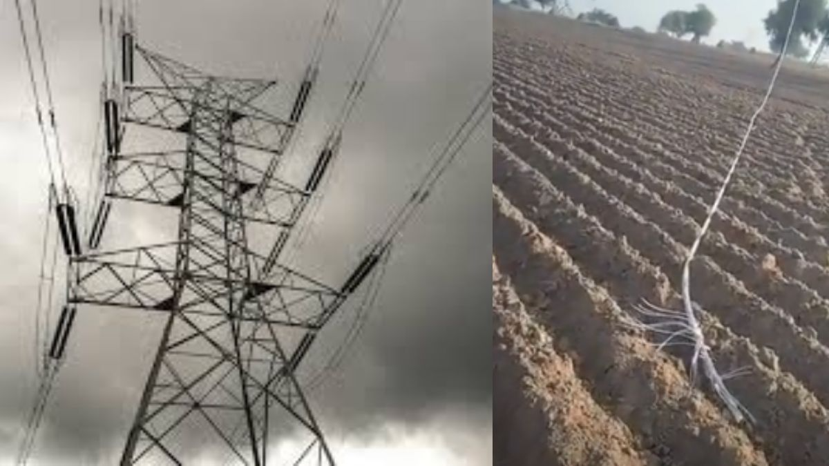Mahendragarh News: बवानियां और झिंगावन गांव के पास टूटी पावरग्रिड लाइन की तार, बड़ा हादसा टला