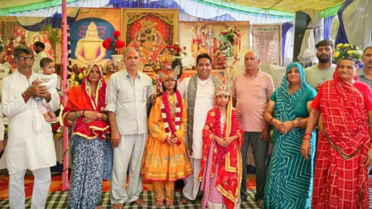 Narnaul : नारनौल के दुलोठ ग्राम में संपन्न हुई सात दिवसीय संगीतमय श्रीमद्भागवत कथा