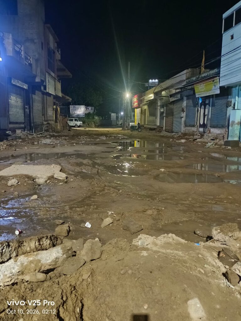 Narnaul: विधायक और नप चेयरपर्सन की अनदेखी, सड़क निर्माण कार्य प्रारंभ
