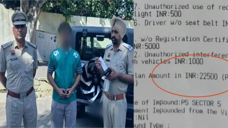 Panchkula Traffic Police Action: रील बनाने का चढ़ा भूत तो पुलिस ने उतारा नशा! पंचकूला में स्टंटबाज थार चालक पर बड़ा एक्शन