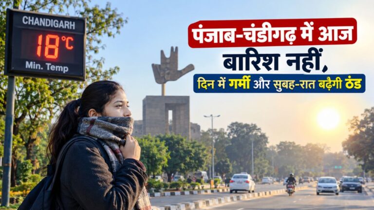 पंजाब-चंडीगढ़ में आज बारिश नहीं; रात में बढ़ने लगा ठंड का असर, दिन में गर्मी बरकरार