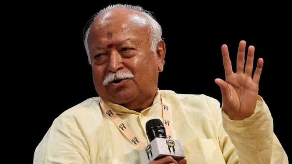 RSS Shastra Pujan नागपुर में RSS का विजयादशमी उत्सव; भागवत बोले- OTT पर नियम जरूरी, AI से बन रहे गलत वीडियो