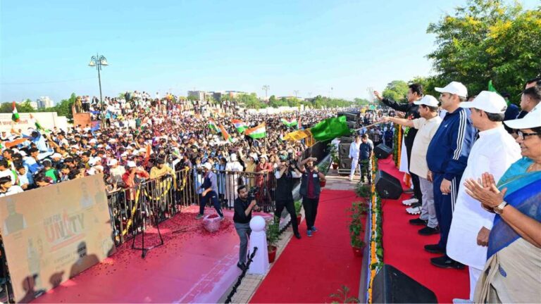 सरदार पटेल की जयंती पर जयपुर में रन फॉर यूनिटी, प्रल्हाद जोशी और CM भजनलाल ने दिखाई हरी झंडी