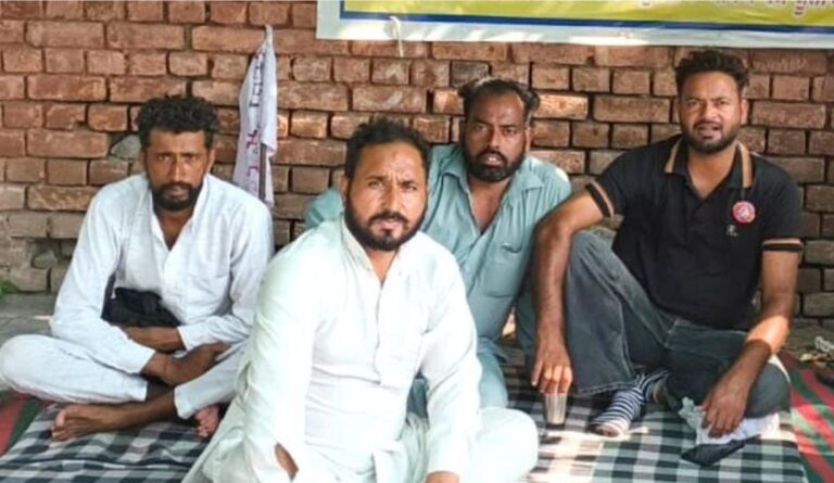 Sangrur brick kiln workers protest : संगरूर DC दफ्तर के बाहर भट्ठा मजदूरों के पक्का मोर्चे को 3 महीने पूरे